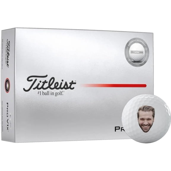 Pro V1 Aim Enhanced Photo Golf Balls - 2025 Model
