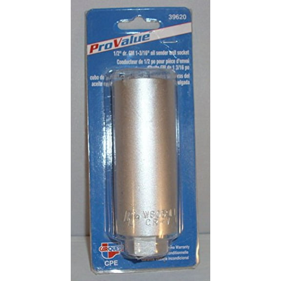 Pro Value 39620 Carquest 1/2" Drive GM 1-3/16" Oil Sender Unit Socket