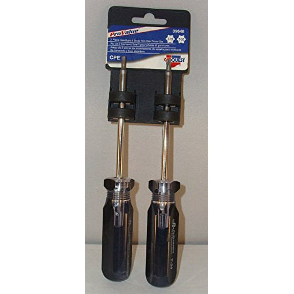 Pro Value 39648 Carquest 2 Piece Headlight & Body Trim Star Driver Set