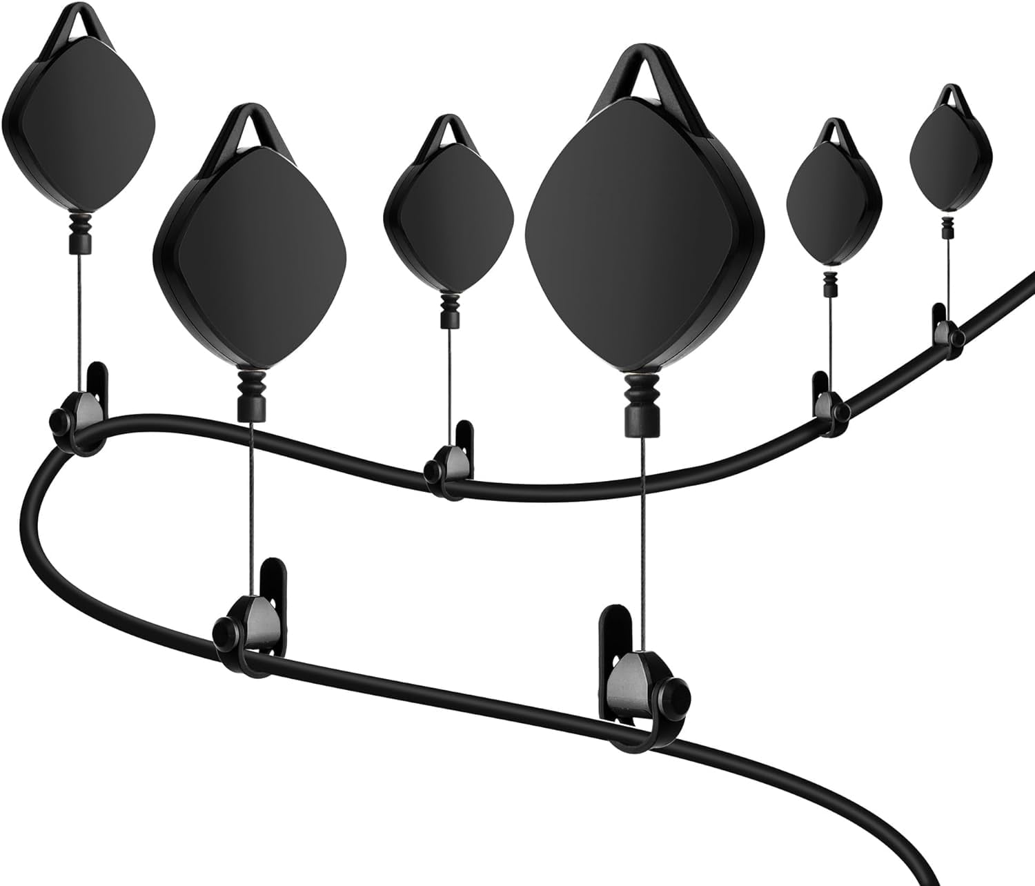 [Pro Version] GAEKOL VR Cable Management, 6 Packs VR Pulley System fits Meta Quest 3/PSVR/PS VR2/Rift S/Valve Index/HTC Vive Pro/HP Reverb VR Accessories, Cord Managenment for Headset and Gaming PC