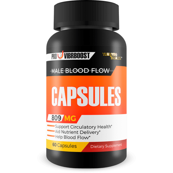 Pro Vibrboost - Our Best Male Blood Flow Capsules - Help Improve Circulation & Circulatory Health - Head to Foot Circulation Support for Poor Circulation - Arm & Leg Circulation - Aid Blood Flow Care
