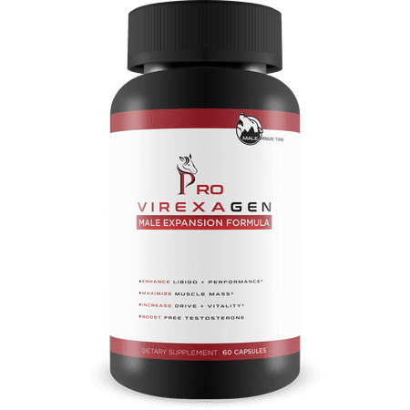Pro Virexagen - Male Expansion Formula - Nitric Oxide Male Growth Formula - Male Power and Energy - Maximize Muscle Mass - Increase Drive and Vitality - Help Support Healthy T Levels - Male Growth
