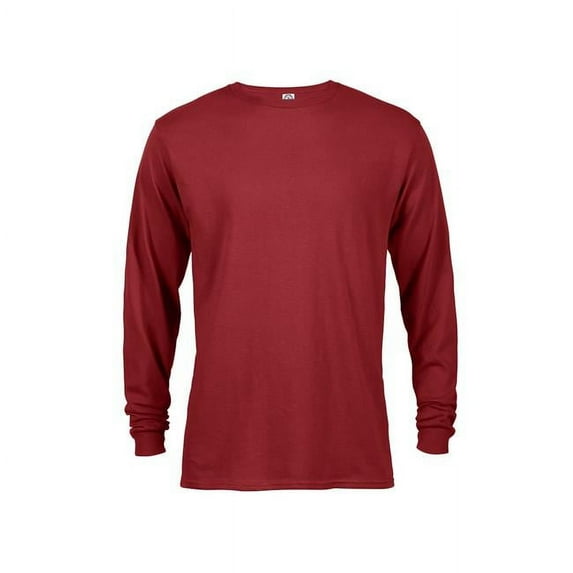 Pro Weight Adult 5.2 oz Long Sleeve T-Shirt, Cardinal - Extra Large