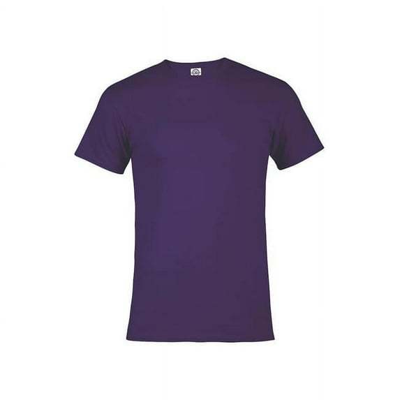 Pro Weight Adult 5.2 oz Short Sleeve T-Shirt, Purple - Medium
