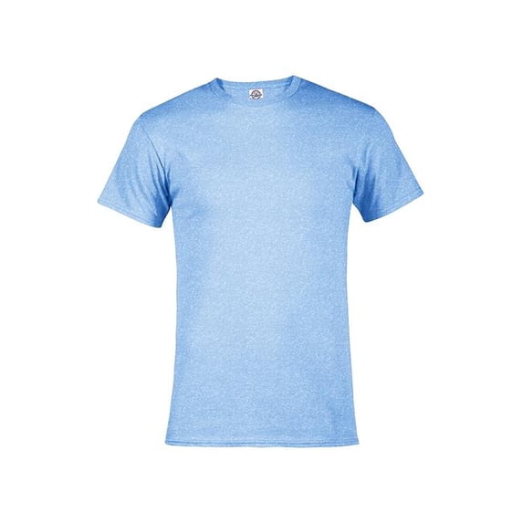 Pro Weight Adult 5.2 oz Short Sleeve T-Shirt, Sky Blue Heather - Small