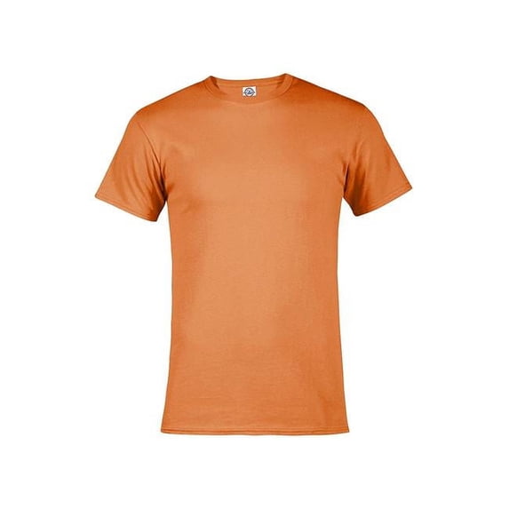Pro Weight Adult 5.2 oz Short Sleeve T-Shirt, Tangerine - 2X