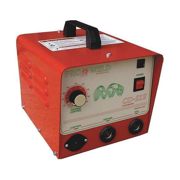 Pro Weld Stud Welder, Stud Range 14 ga., 1/4" CD-212
