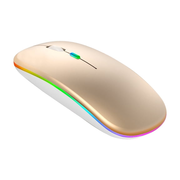 Pro Wireless Rechargeable LED Lighted Mice | High-Performance Adjustable DPI | High-Performance Silent Click & RGB | Programmable | The is a and durable battery and there is no need G