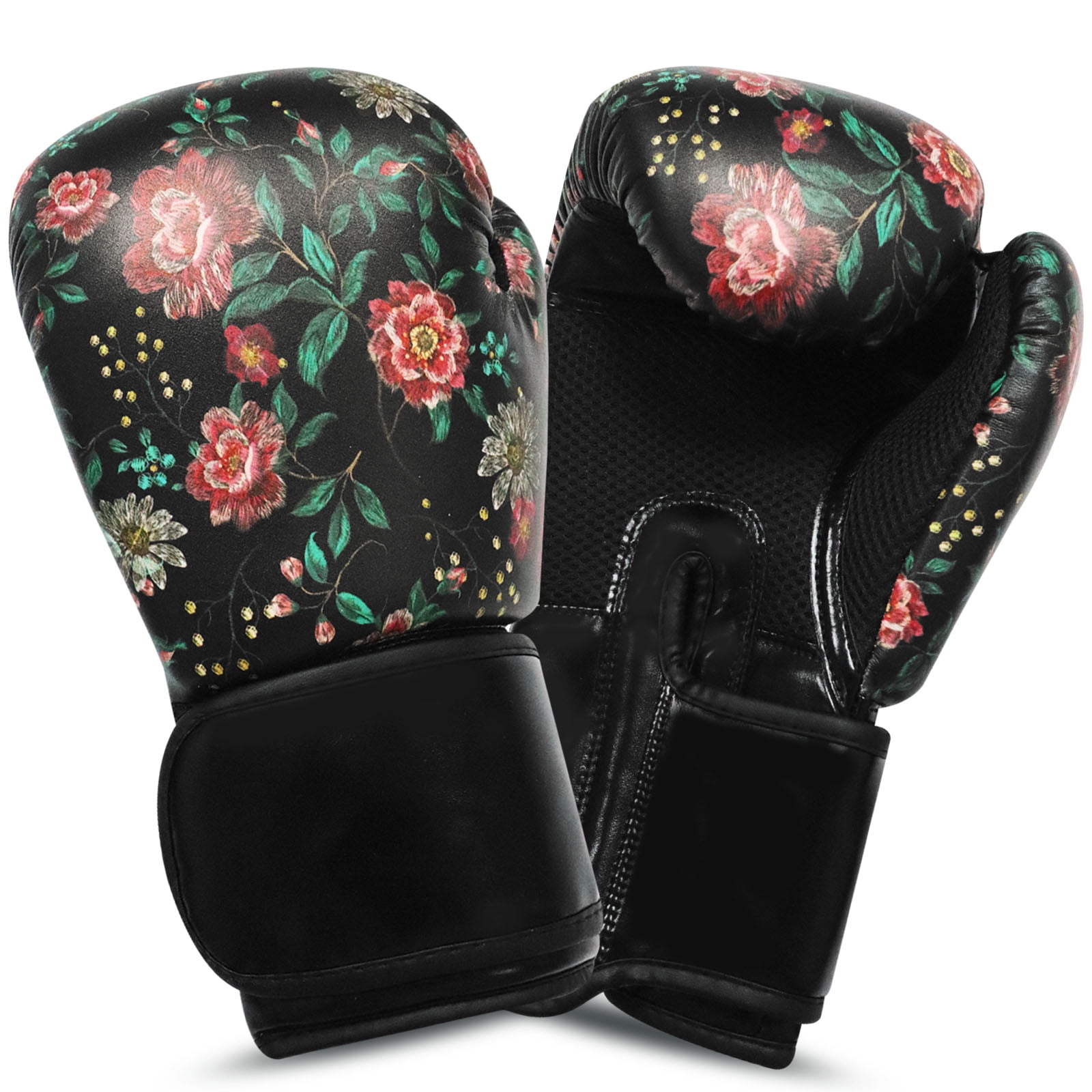 Pro Women's MMA Boxing Gloves 8-14 oz Leather Kick boxing & Heavy Bag Training Gloves for Sparring Punching