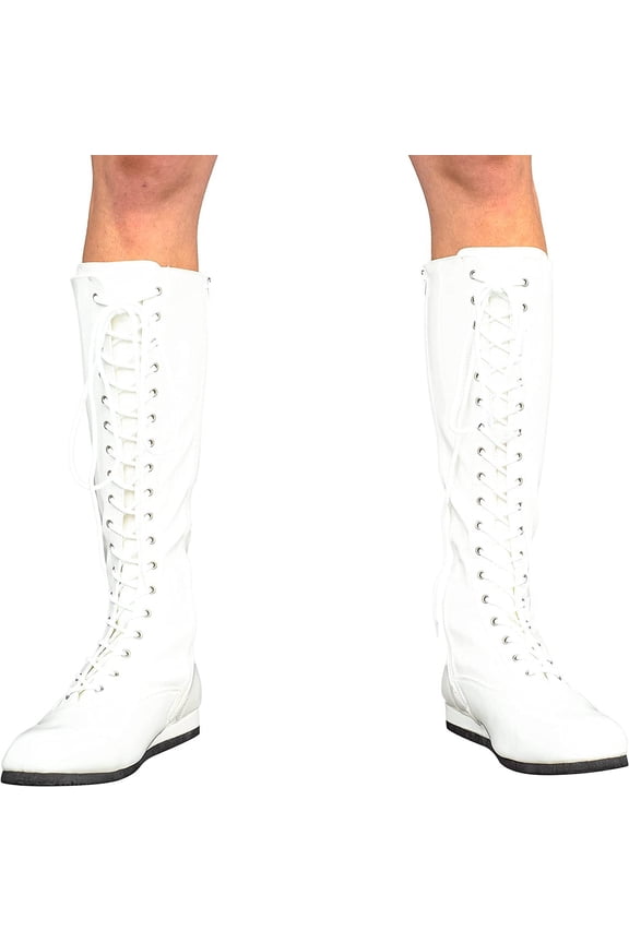 Pro Wrestling Lace-Up Costume Boots - Choice of Color