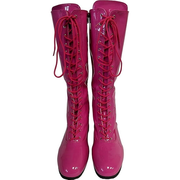 Pro Wrestling Lace-Up Costume Boots - Choice of Color
