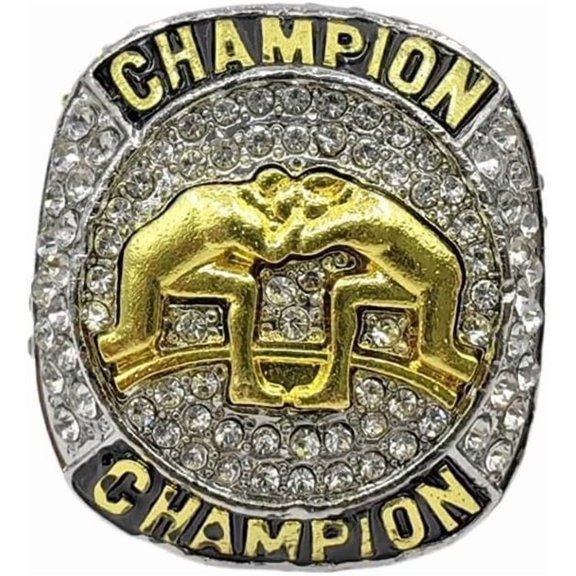 Pro Wrestling Winner Championship Rings Medal Trophy Prize