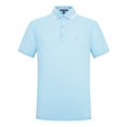 thumbnail image 1 of Pro X Gear Men's Premium Golf Polo – Silky Tech Nylon, Cooling, UV-Resistant, Quick-Dry Athletic Shirt for Golf, Tennis, and Casual Wear Light Teal Small, 1 of 7