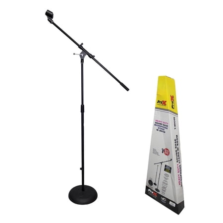 ProX T-MIC06 Round Base Microphone Stand with Boom