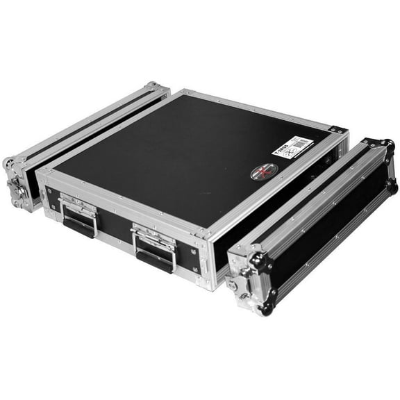 ProX T-2RSS 2U ATA Deluxe Flight Road Case for Amplifier Rack Mount Module, 19" Rail Depth