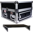 thumbnail image 1 of Pro X T-4MR 4U x 10U Space Slant DJ Combo ATA Rack Case + Sliding Laptop Shelf, 1 of 12