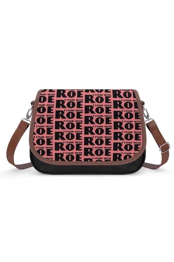 Pro-choice Roe V. Wade Vintage Crossbody Bag for Women Medium Leather Hobo Bags Shoulder Bag Classic City Leather Satchels