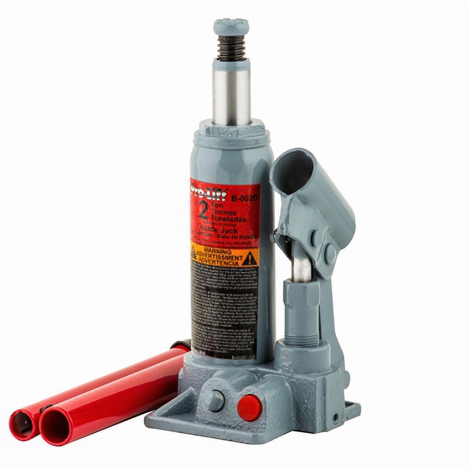 Walmart Deals of Pro-lift b-002d grey hydraulic bottle jack, 2 ton capacity