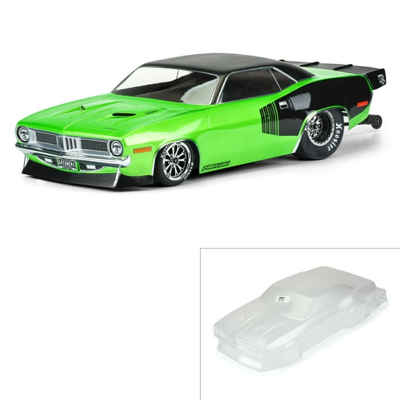 Pro-Line Racing 72 Plymouth Barracuda Clear Body22S/DR10/Slash2wd PRO355000 Car/Truck  Bodies wings & Decals