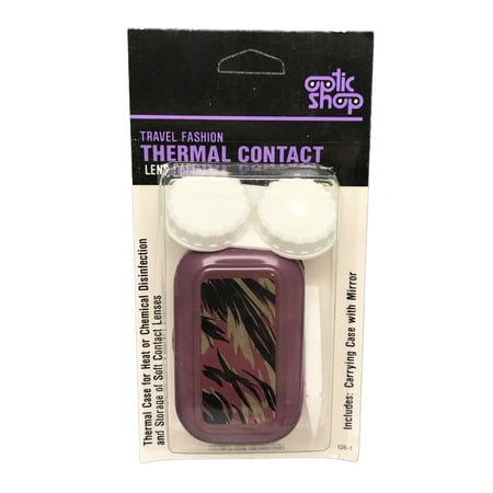 Pro-optics Travel Contact Lens Case with Mirror; Styles Vary