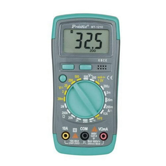 Pro'skit MT-1210 3 1/2 Compact Digital Multimeter - MT-1210