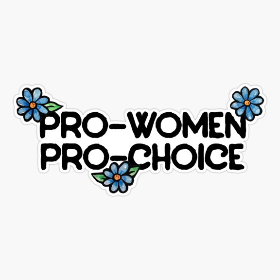 Pro-women pro-choice Sticker