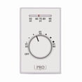 thumbnail image 1 of Pro1 Iaq Line Volt Mechanical Tstat, Open on Rise, DPST, 120 to 277V AC T501ML4, 1 of 1