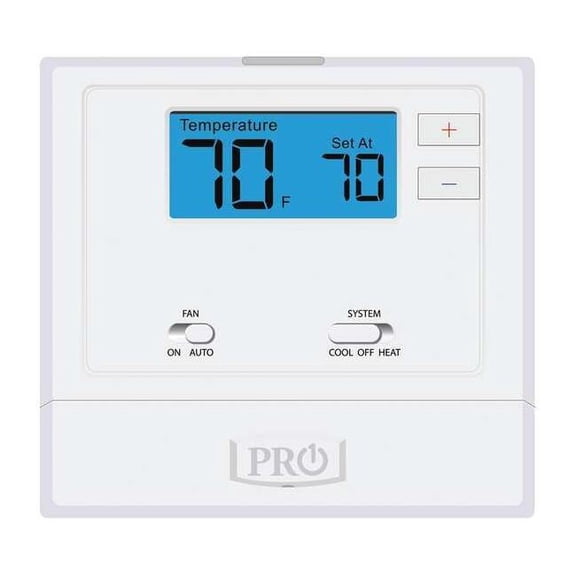Pro1 Iaq Low Volt NP Digital Tstat H or C,Wired T601-2