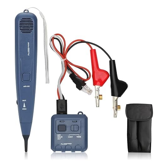 Pro3000 Tone Generator and Probe Kit, SmartTone Technology, Handheld Telephone Line Circuit Finder