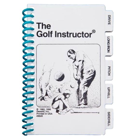 ProActive Sports Golf Golf Instructor Book Black Swing Trainers Analyzers New
