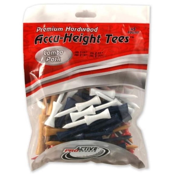 ProActive Sports Accu-Height Tees Combo 45/Pack