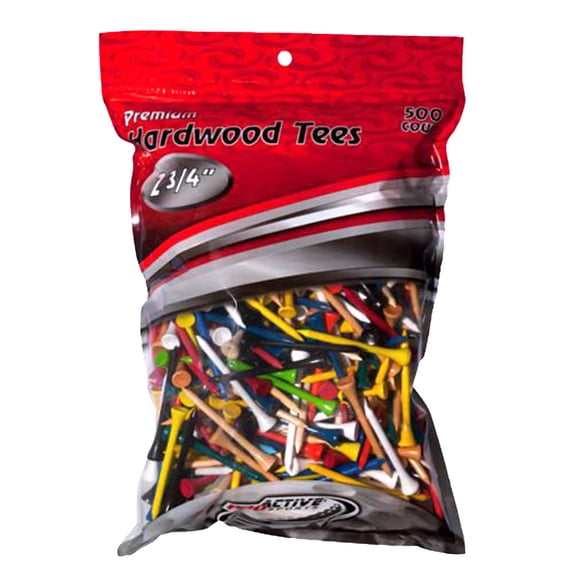 ProActive Sports Golf Hardwood Assorted Golf Tees New