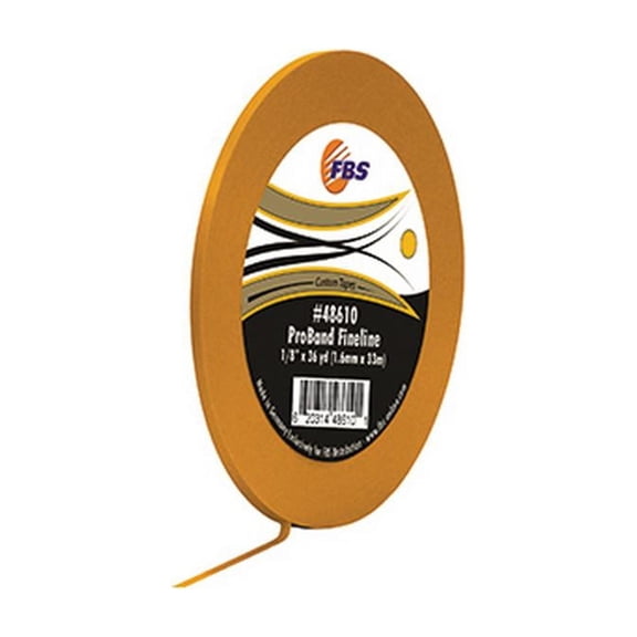 ProBand Yellow Fine Line Tape, 1/8IN x 36yd 48610