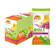 PROBAR - BOLT Organic Energy Chews, Pink Lemonade, Non-GMO, Gluten-Free, USDA Certified Organic, Healthy, Natural Energy, Fast Fuel Gummies with Vitamins B & C 12 Count