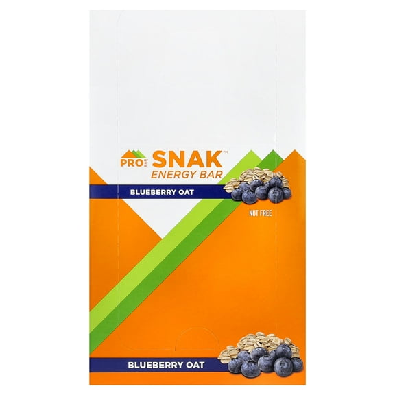 ProBar Snak, Energy Bar, Blueberry Oat, 12 Bars, 1.6 oz (45 g) Each