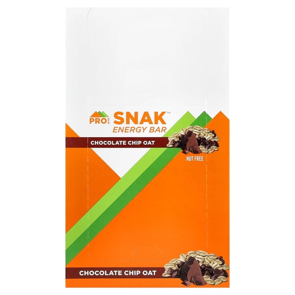 ProBar Snak, Energy Bar, Chocolate Chip Oat, 12 Bars, 1.6 oz (45 g) Each