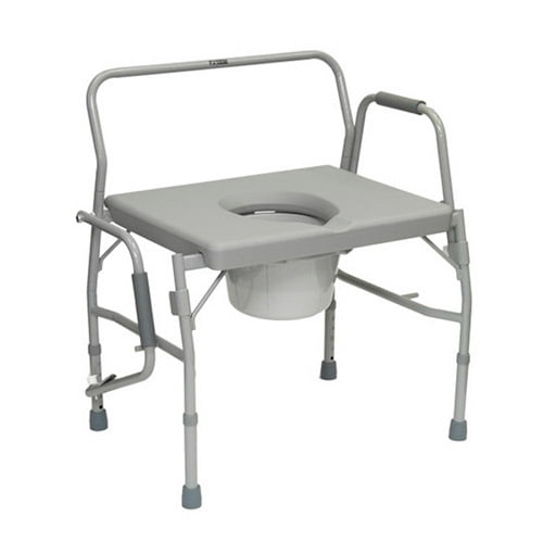 Drop arm 2024 bedside commode walmart