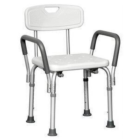 ProBasics Shower Chair w/ Back, 300 lb Capacity, adj seat height: 14.25" - 20.5"