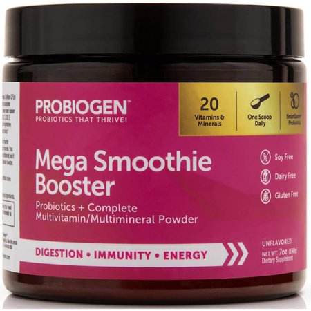 ProBioGen Mega Smoothie Booster - Unflavored 7 oz Pwdr