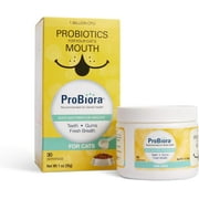 ProBiora Health Cat Probiotic Powder Breath Freshener Powder for Cat Dental Care and Oral Care, 1 oz