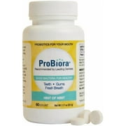 ProBiora Health Hint of Mint Dental Probiotic Breath Mints for Oral Care and Gum Health, Probiotics for bad breath, Oral probiotic, Oral health, Sugar-free mints, 60 Tablets