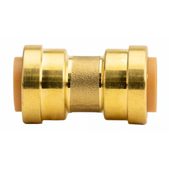 ProBite LF811R Straight Coupling Fitting 0.5" Push-to-Connect Lead-Free Brass