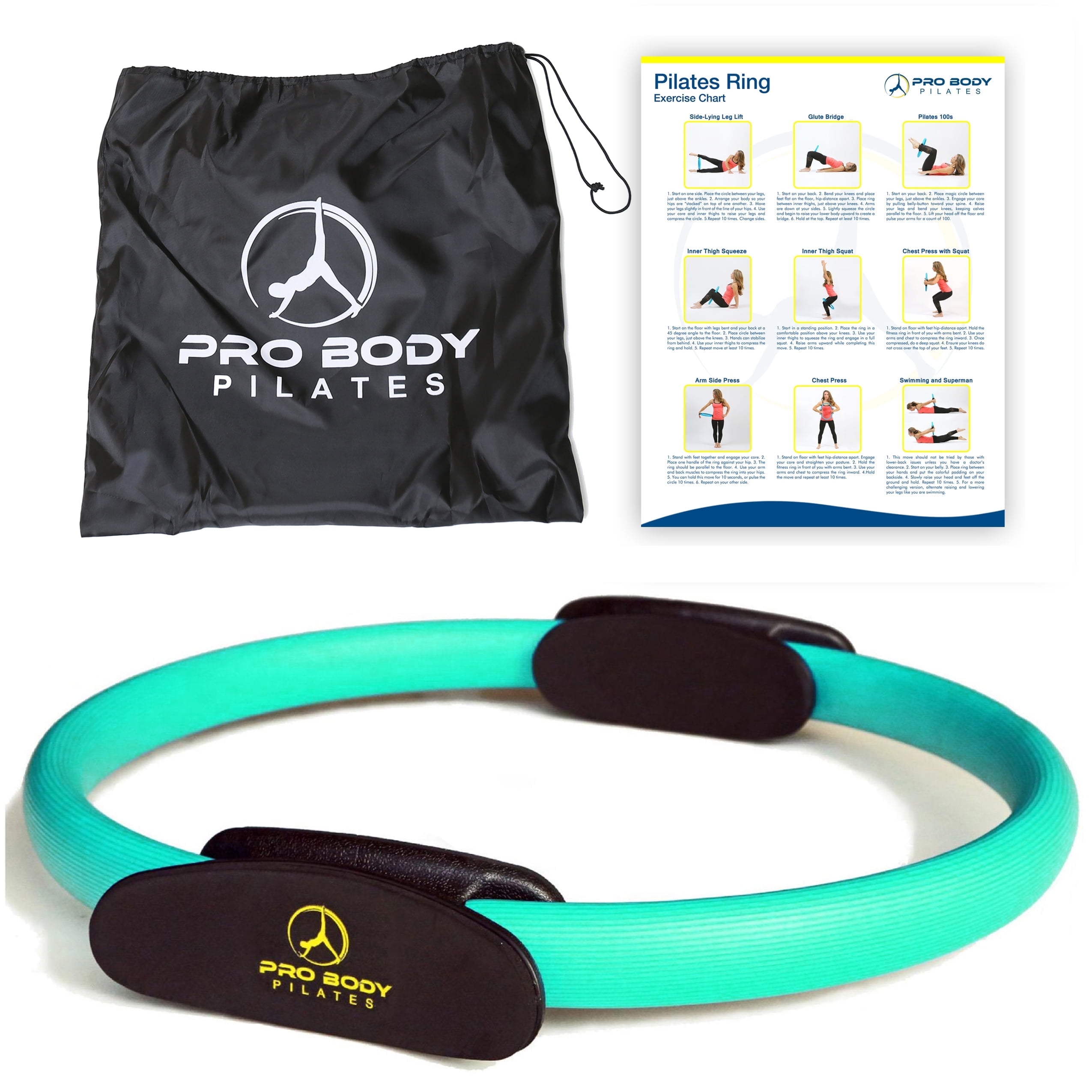 ProBody Pilates Ring - Magic Circle Für Oberschenkel & Bauch - Fitnessring Für Zuhause
