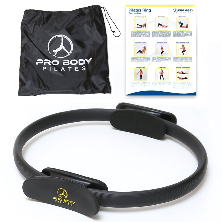 ProBody Pilates Ring, 14 Inch for Thigh Workout, Black - Walmart.com