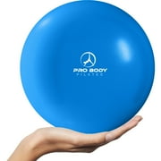 ProBody Pilates 9 Inch Small Exercise Ball for Between Knees, Mini Soft Yoga Ball for Stability, Barre, Fitness, Ab, Core, Physio and Physical Therapy Ball (Dark Blue)