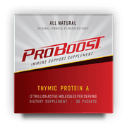 ProBoost Thymic Protein A Powder Packets 4 McG TPA   Immune System Support Supplement - All Natural, Non-GMO Formula - 30 Packets