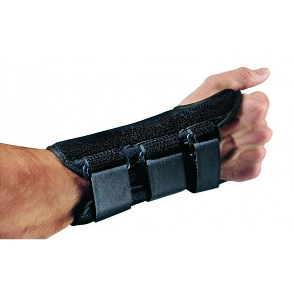 ProCare ComfortFORM Wrist Brace, Left Hand, Black, Large, 1 Count
