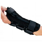 ProCare ComfortFORM Wrist Brace with Abducted Thumb, Right Hand, Black, Small, 1 Count