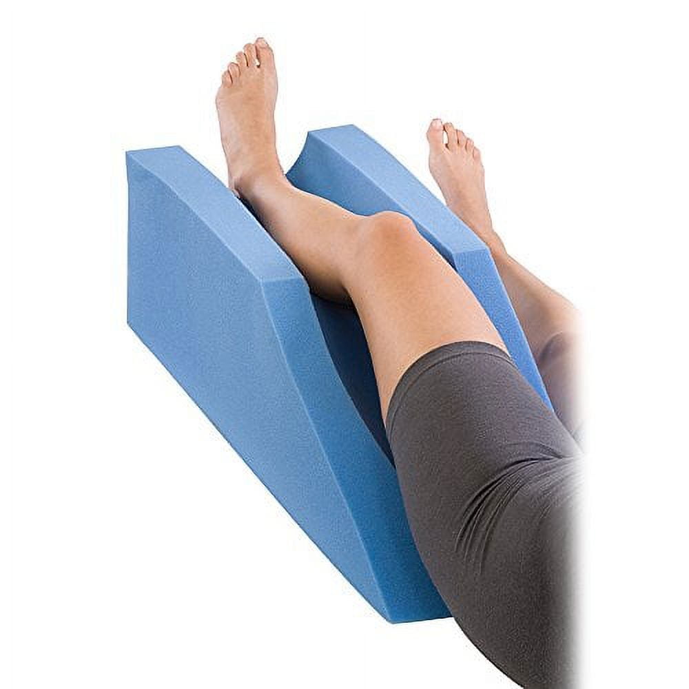 Elevated Leg Rest Wedge Pillow :: foot and leg positioning foam wedge