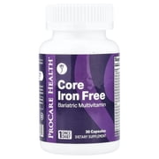 ProCare Health Core Iron Free, Bariatric Multivitamin, 30 Capsules